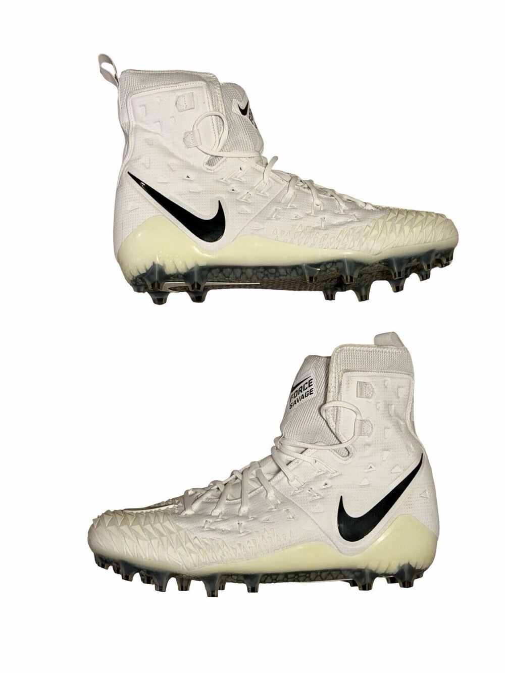 Size 15 Nike Force Savage Elite TD White Football Cleats 918345-101